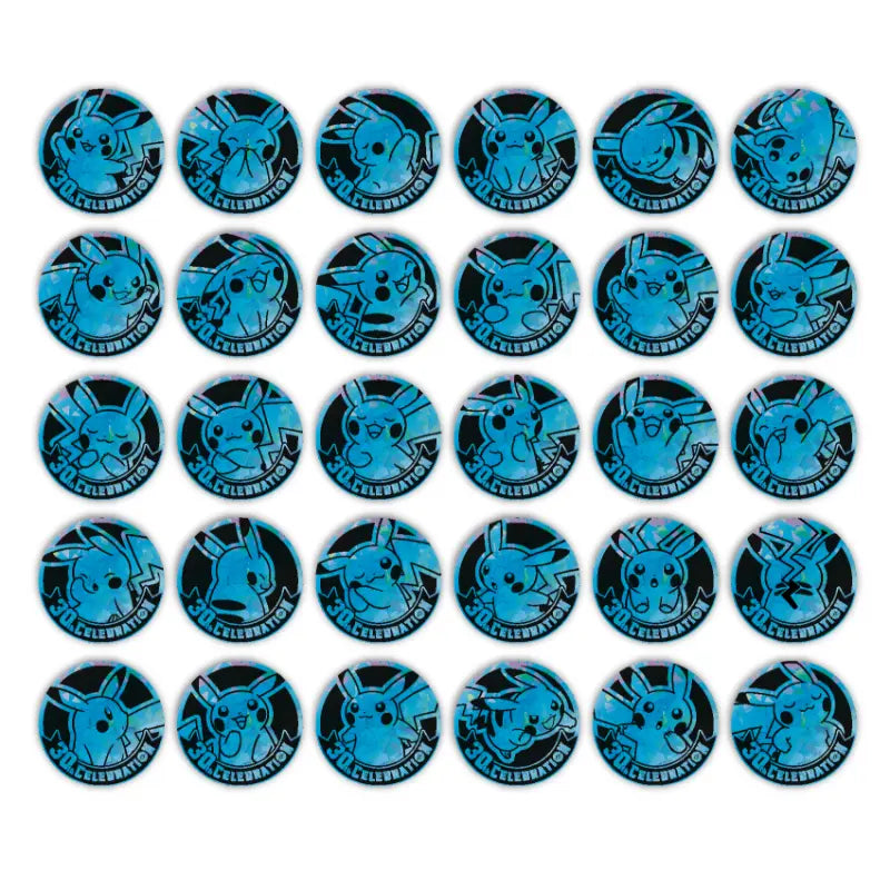 (Chinese) Pokèmon: 30th Anniversary Pikachu Coin Set (3 Packs)