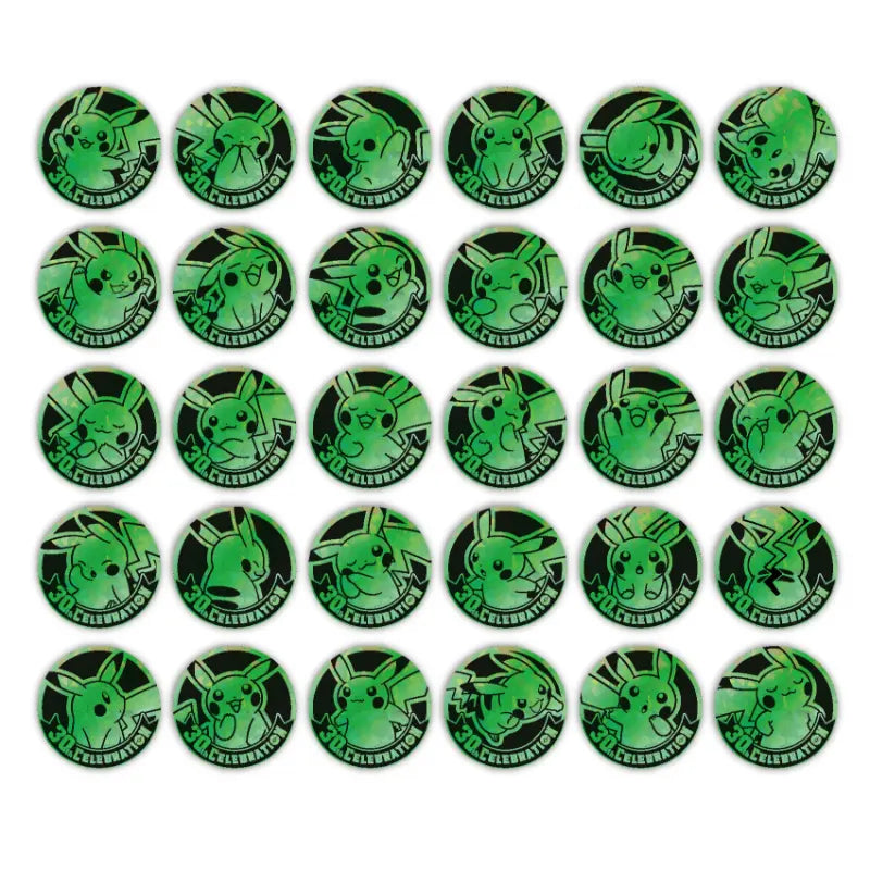 (Chinese) Pokèmon: 30th Anniversary Pikachu Coin Set (3 Packs)