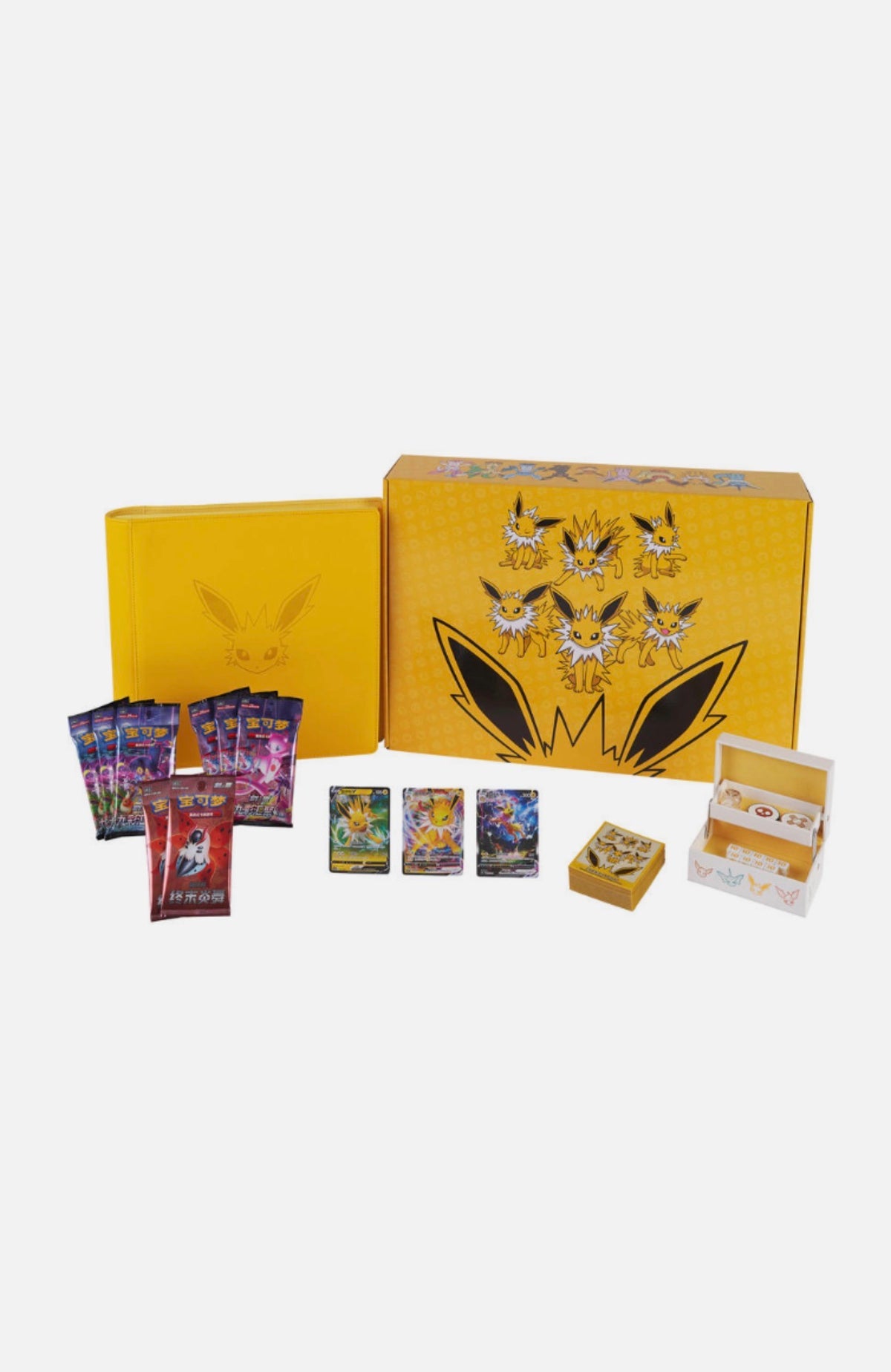 (Chinese): Pokémon Eevee GX Gift Box (Vaporean, Jolteon & Flareon)