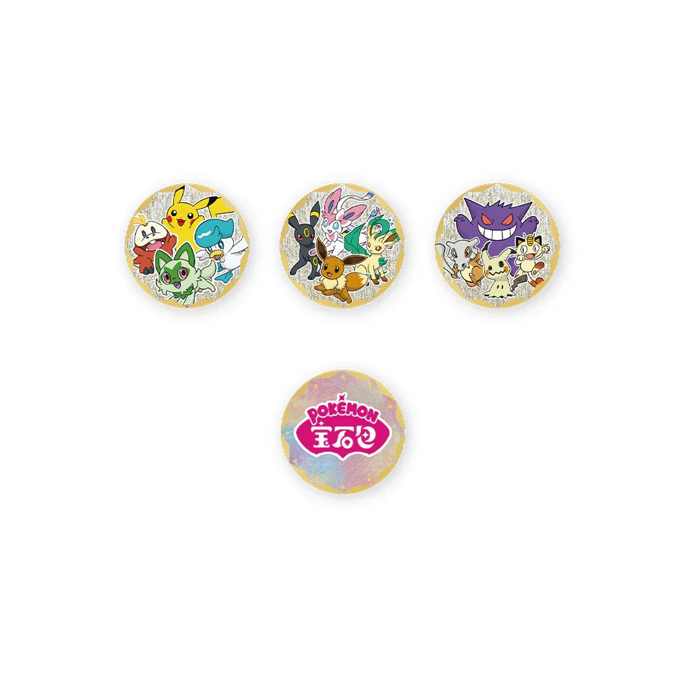 (Chinese) Pokèmon: Gem Pack Mystery Badge Set (3 Packs)
