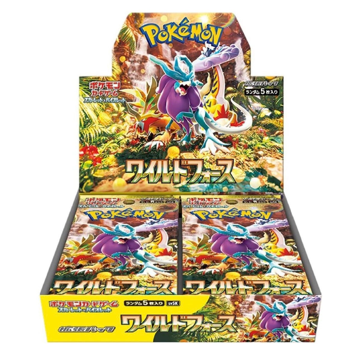 (Japanese) Pokèmon: Wild Force (sv5K) Sealed Booster Box (30 Packs)