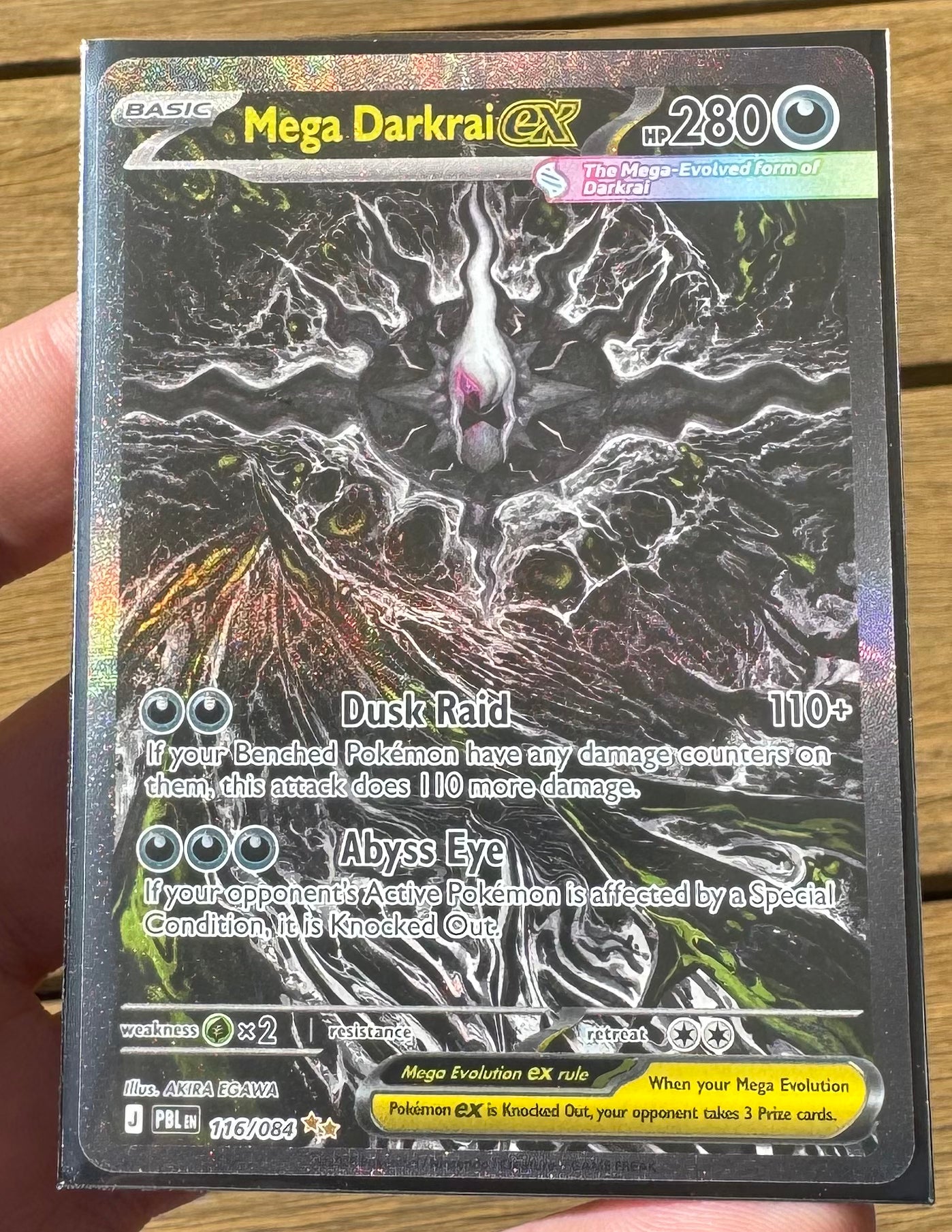 Mega Darkai EX — 116/084 Pitch Black