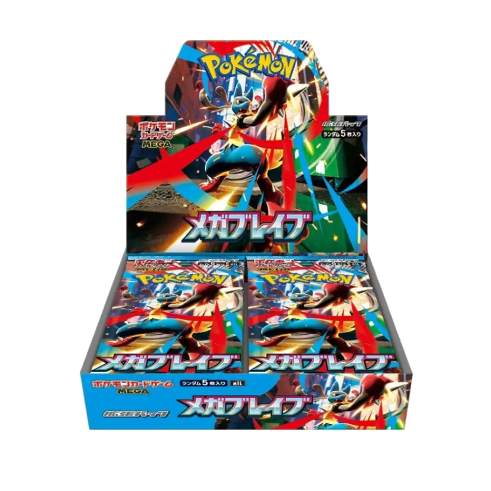 (Japanese) Pokèmon: Mega Brave M1 Booster Box (30 Packs)