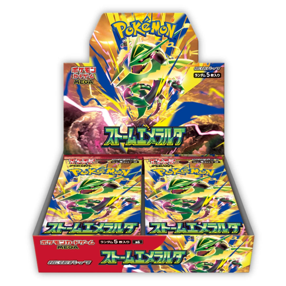 (Japanese) Pokèmon: Storm Emeralda M6 Sealed Booster Box (30 Packs)